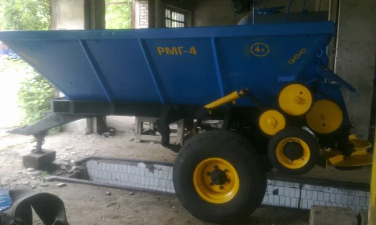 РМГ-4, РУМ-4 МВУ 5, МВУ 6, МВУ 8 Разбрасыватель минеральных удобрений - Песка, Мела - фото № 4
