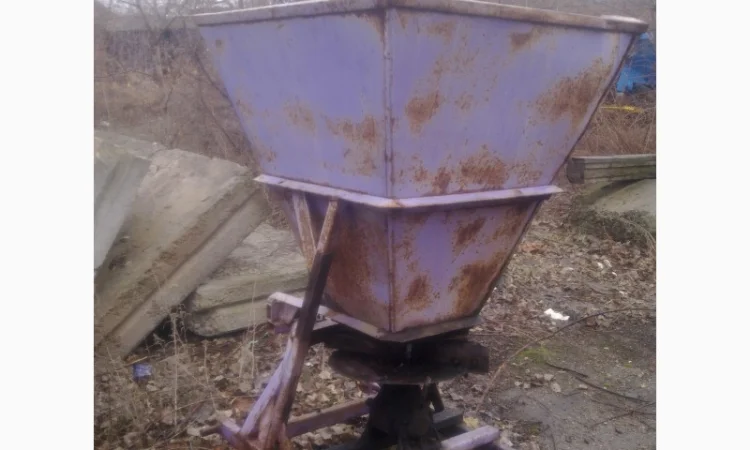 Розкидач міндобрив лейка на 600 кг, рум-600, рмд-600, мву-0.6, рум 0.6 - фото № 4