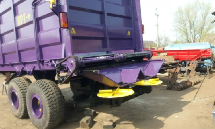 ПРТ-10. Разбрасыватель торфа, гипса, куриный помет - фото № 1