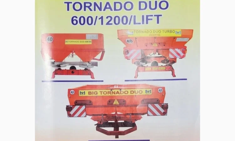 Новий навісний розкидач добрив DEXWAL TORNADO DUO 850/1200 - фото № 12