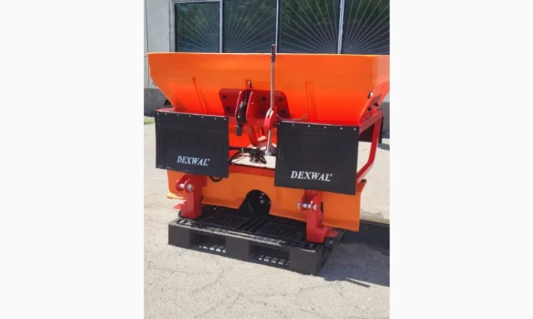 Новий навісний розкидач добрив DEXWAL TORNADO DUO 850/1200 - фото № 8