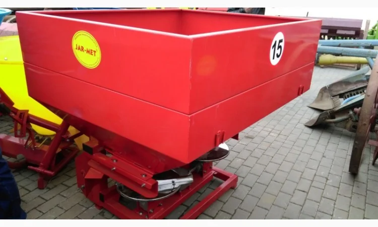 Расбрасыватели удобрений Jar-met, Польша 500, 650, 1000 кг (пластмаса, железо) - фото № 5