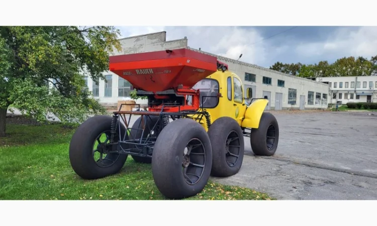 Розкидач мінеральних добрив самохідний РМД "Капелька-У" б/в - фото № 2
