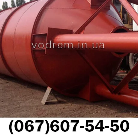 Силос, бункер со шнеком для сыпучих материалов и зерновых - фото № 1