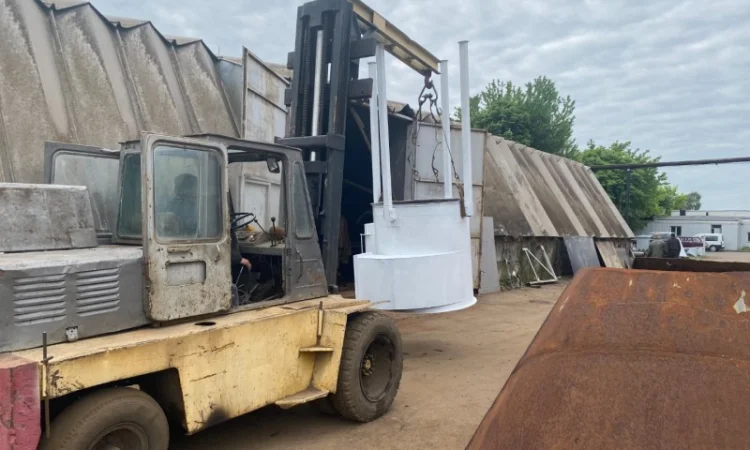 Силос, бункер со шнеком для сыпучих материалов и зерновых - фото № 12