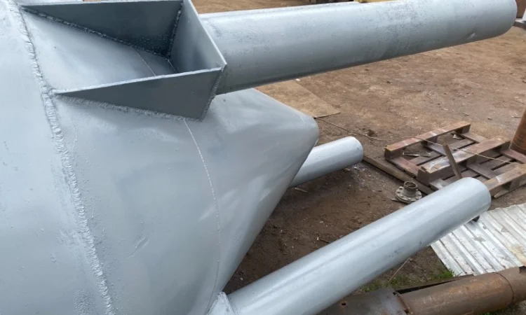 Силос, бункер со шнеком для сыпучих материалов и зерновых - фото № 2