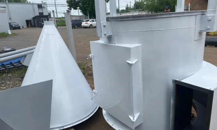 Силос, бункер со шнеком для сыпучих материалов и зерновых - фото № 9