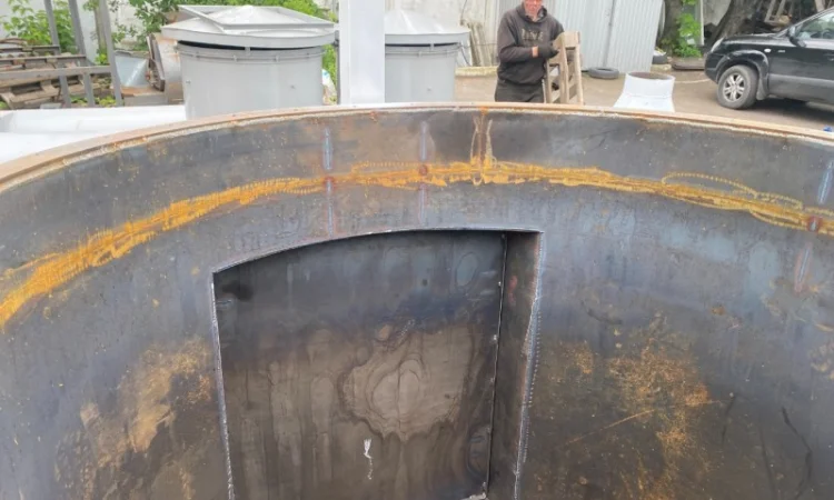 Силос, бункер со шнеком для сыпучих материалов и зерновых - фото № 8