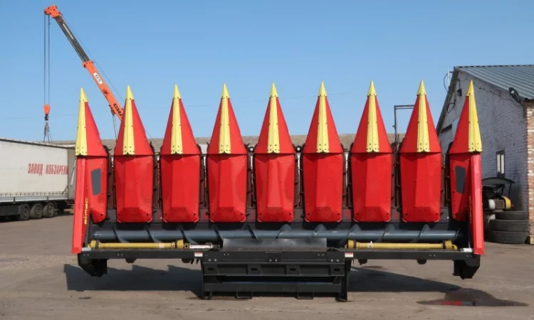 Жатка кукурудзяна Olimac Drago 2 б/у 8-рядна Італія. Жниварка для кукурудзи - фото № 3