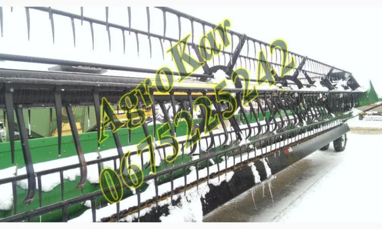 Зерновая жатка JOHN DEERE 930 flex шириной захвата 9.1 м с пневматическим наддувом - фото № 1