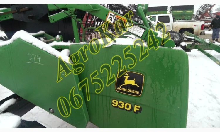 Зерновая жатка JOHN DEERE 930 flex шириной захвата 9.1 м с пневматическим наддувом - фото № 3
