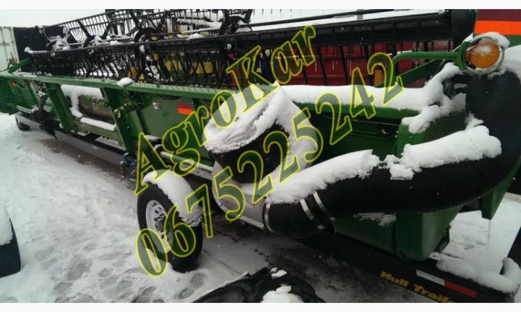 Зерновая жатка JOHN DEERE 930 flex шириной захвата 9.1 м с пневматическим наддувом - фото № 6