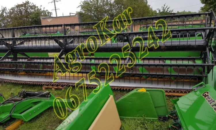 Зерновая жатка Джон Дир 925 Флекс 7, 6м ширина захвата - фото № 8