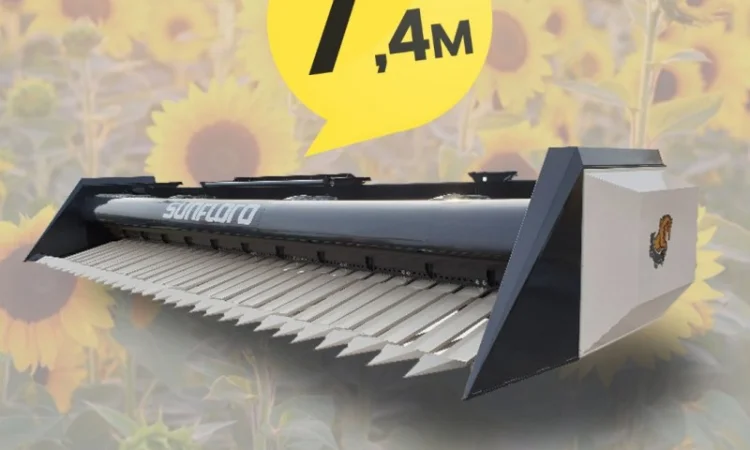 Жатка для уборки подсолнечника sunfloro – 7, 4 classic - фото № 2