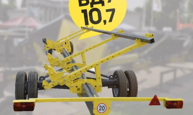 Тележка для транспортировки жаток «CARELLO-2» (двуосная) 10.7м - фото № 1