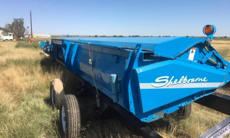 Очесывающая жатка SHELBOURNE Reynolds CVS32 9, 7 м. б/у - фото № 4