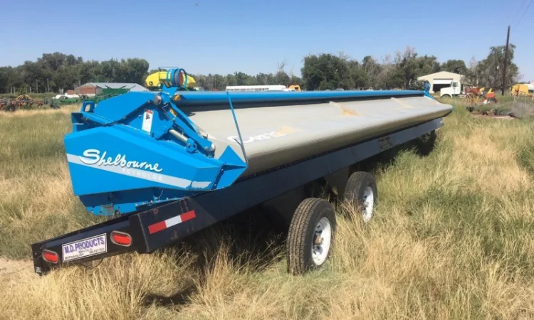 Очесывающая жатка SHELBOURNE Reynolds CVS32 9, 7 м. б/у - фото № 5