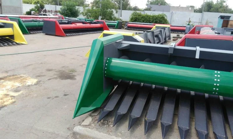 Приспособление приставка для уборки подсолнечника, жатка для уборки подсолнечника - фото № 11