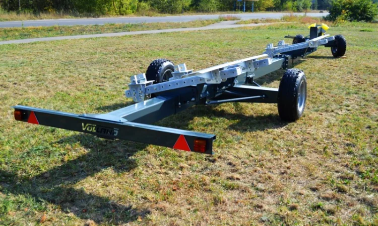 Двухосная Тележка для транспортировки жаток VL-30 (до 9.15м.) TM "Volland" - фото № 3