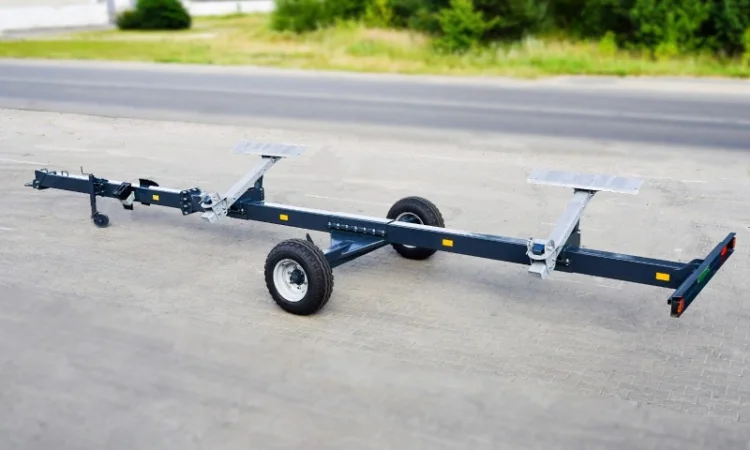 Одноосная тележка для транспортировки жаток VL-20 (до 6.1м.) TM "Volland" - фото № 2