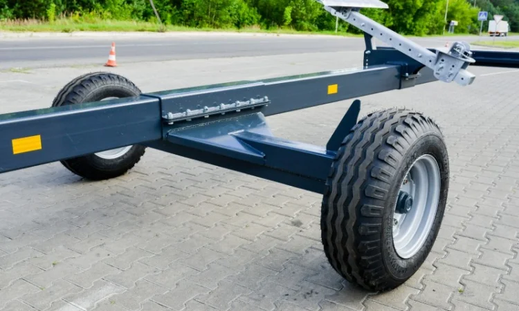 Одноосная тележка для транспортировки жаток VL-20 (до 6.1м.) TM "Volland" - фото № 5