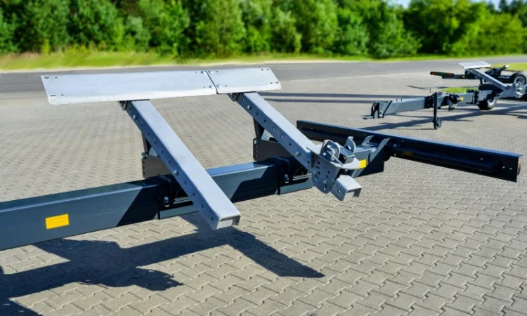 Одноосная тележка для транспортировки жаток VL-25 (до 7.6м.) TM "Volland" - фото № 2