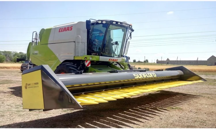 Жатка для уборки подсолнечника Sunfloro Shaft 9.2м - фото № 7