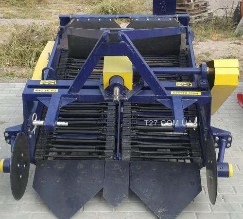 Картофелекопалка двухрядная транспортерная навесная (Украина) - фото № 6