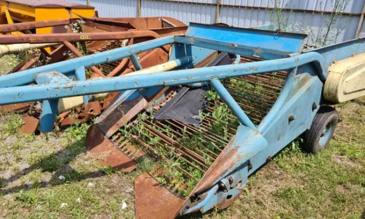 Картофелекопатель двухрядный транспортный Z-609 фирмы Agromet (Польша) - фото № 1