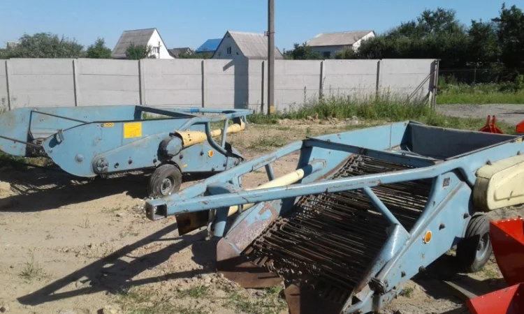 Картофелекопалка 2-х рядная б/у (Польша) - фото № 1