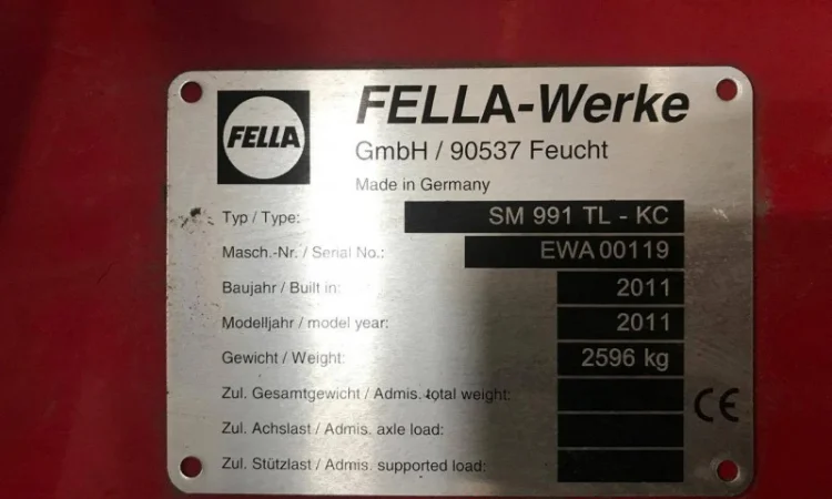 Продается косилка-плющилка FELLA-Werke SM 310 FZ-KC + SM 991 TL-KC - фото № 6