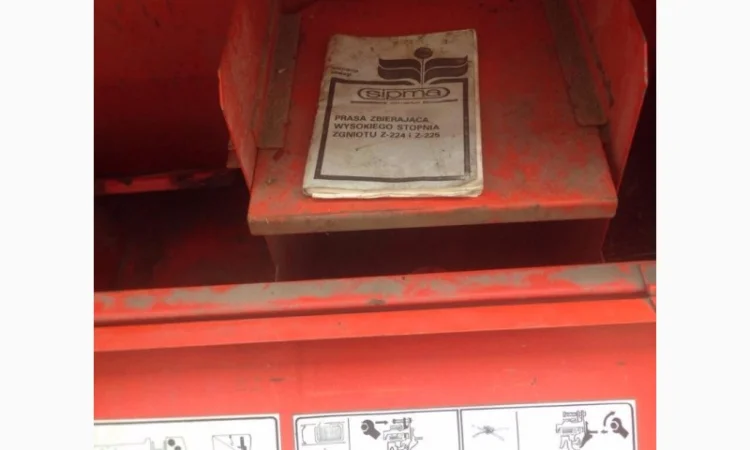 Прес підбирач, тюкопрес Sipma 224 Польща - фото № 10