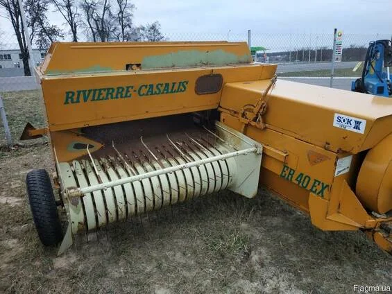 Прес підбирач тюкопрес прес подборщик Rivierre - фото № 1