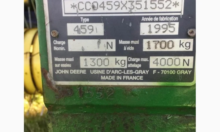 П П John deere 459 - фото № 4