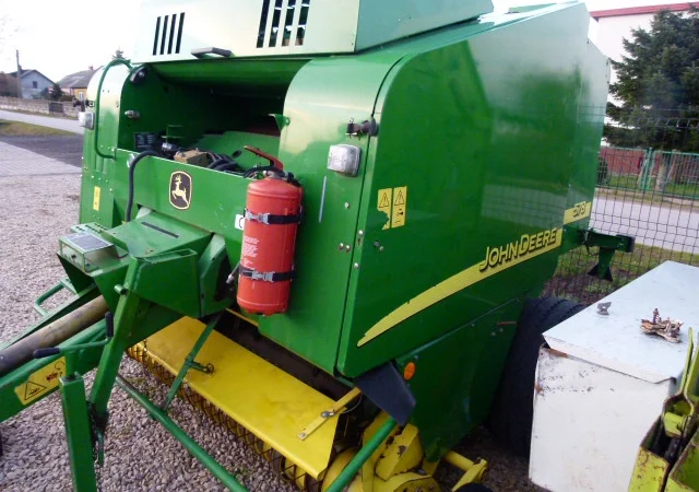 Пресс подборщик рулонный John Deere 578 - фото № 1