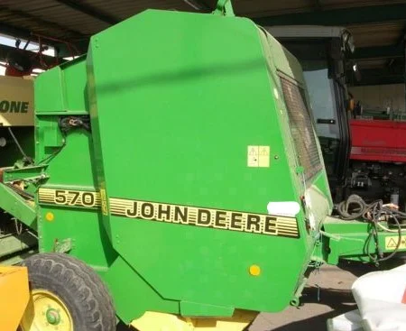 Продам пресс подборщик рулонный John Deere 570 - фото № 1