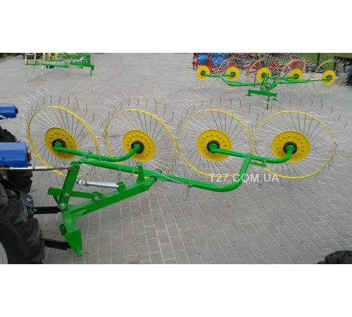 Грабли-ворошилка «Солнышко» 4-х колесные (Польша) - фото № 5