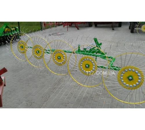 Грабли-ворошилка «Солнышко» 5-ти колесные (Польша) - фото № 4