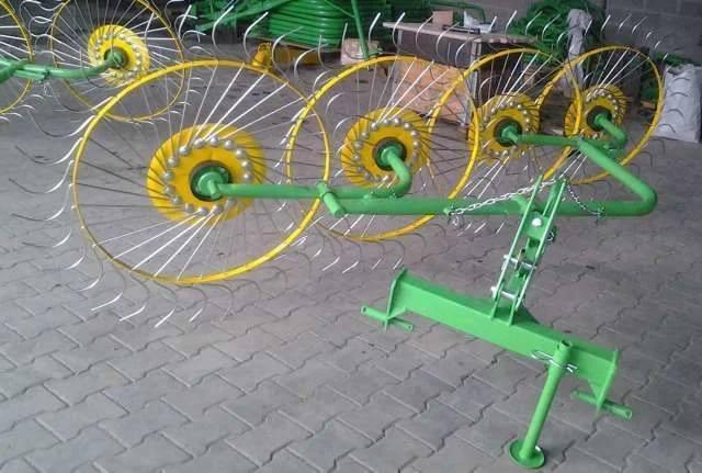 Грабли ворошилки, грабарка, гребка, 4-5 колес, солнышко - фото № 5