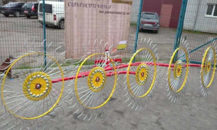 Гребка, сіноворушилка, сонечко, громаділка на 5 колес - фото № 1