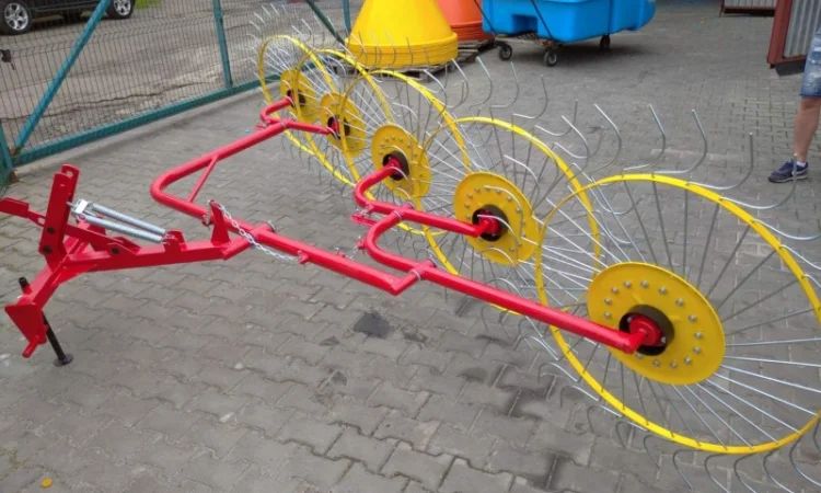 Грабалка на 5 колес сіноворушилка сонечко польща - фото № 3