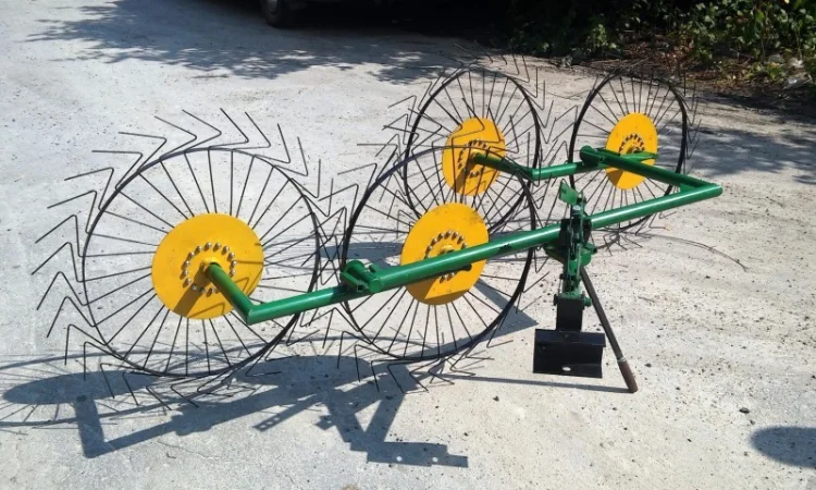 Грабли Ворошилки Солнышко. Ворошилки 4-х колесные. 2, 6 м - фото № 3