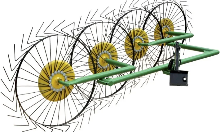 Грабли Солнышко. Ворошилки 4-х колесные. 2, 6 м - фото № 1