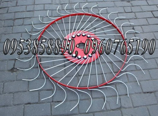 Колеса на грабли - ворошилки Солнышко - фото № 1