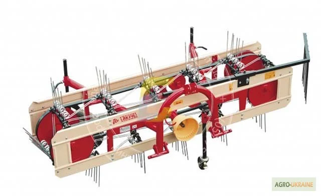 Грабли ворошилки на 4, 5 колес, ленточные Польша - фото № 2