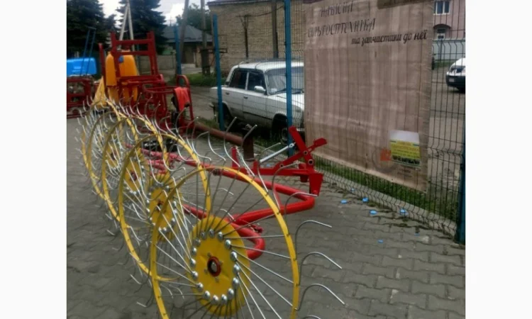 Граблі ворошилки грабарка гребка сонечко 4 - 5 колес Польща - фото № 4