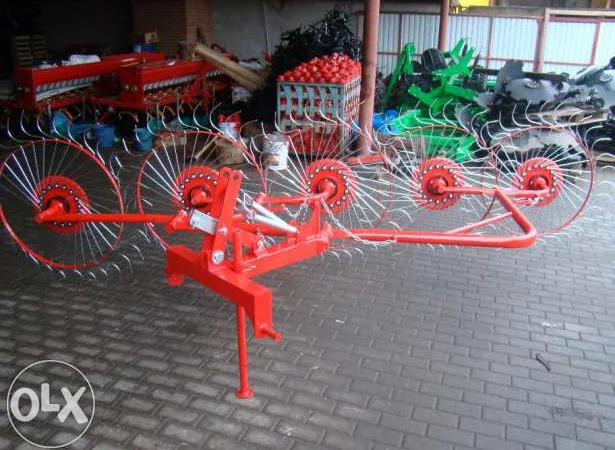 Грабли ворошилки, гребка, грабарка 4-5 колес, солнышко, ленточные Польша - фото № 5