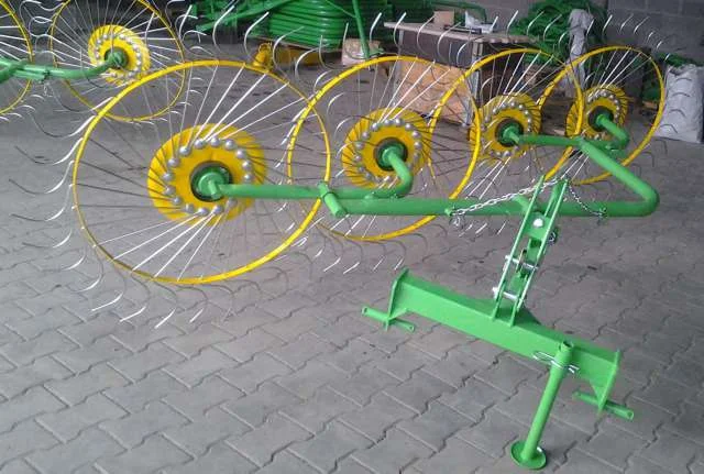 Граблі ворошилки 4-5 колес, грабарка, гребка, сонечко, ленточні Польща - фото № 2