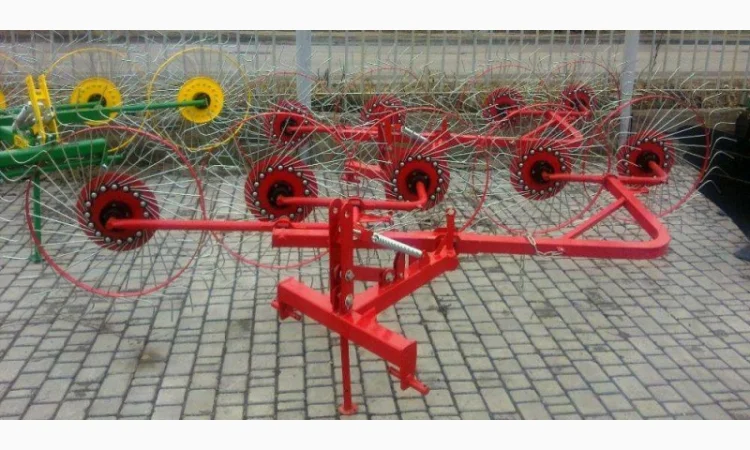 Граблі ворошилки 4-5 колес, грабарка, гребка, сонечко, ленточні Польща - фото № 6