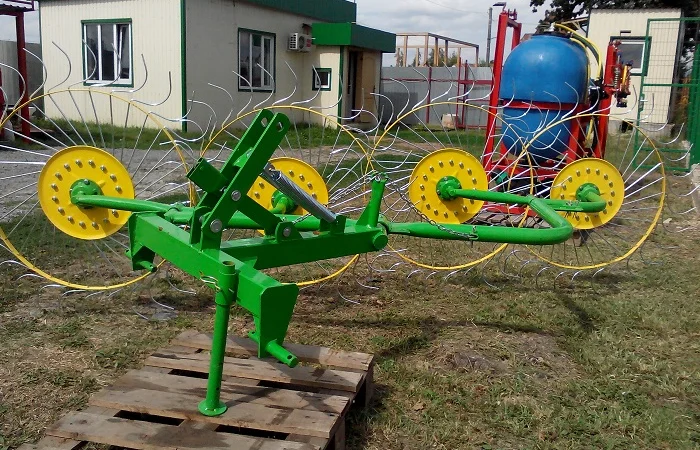 Грабли-ворушилка "Солнышко" на 4 колеса PZ-204 - фото № 7